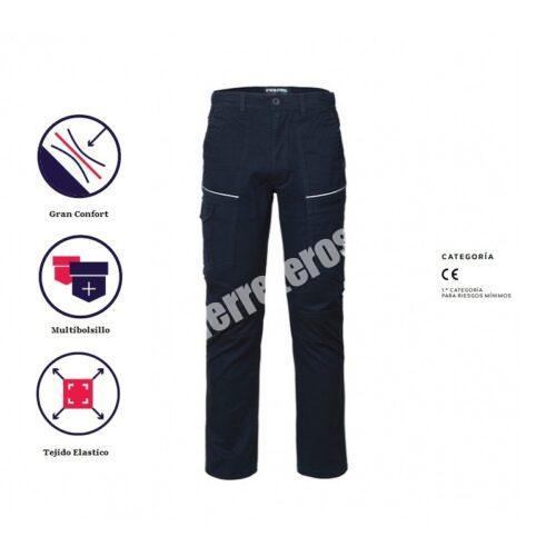 PANTALON R-STRETCH AZUL MARINO