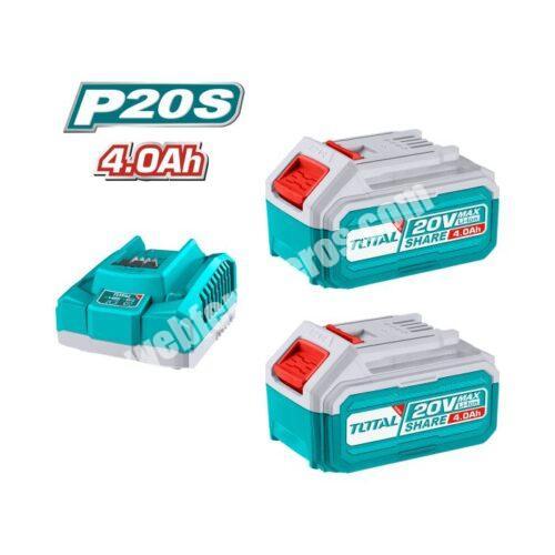 PACK 2 UD BATERIA 4AH Y CARGADOR 20V TFBCPK1424