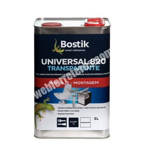 COLA CONTACTO TRANSPARENTE  5 L UNIVERSAL 820