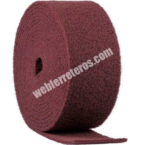 ROLLO FIBRA ABRASIVA 115 MM MUY FINA ROJA (10 M)