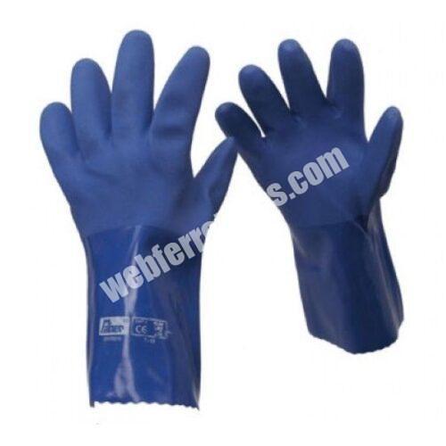 GUANTE PVC AZUL T10