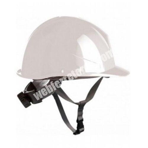 CASCO OBRA REGULABLE VENTILADO CON BARBUQUEJO BLANCO