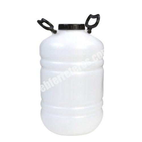 GARRAFA PLASTICO REDONDA 20 L BOCA ANCHA 2 ASAS