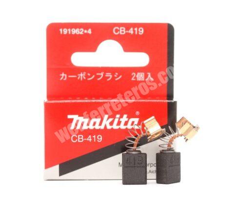 ESCOBILLAS MAKITA CB-419 (JGO.)