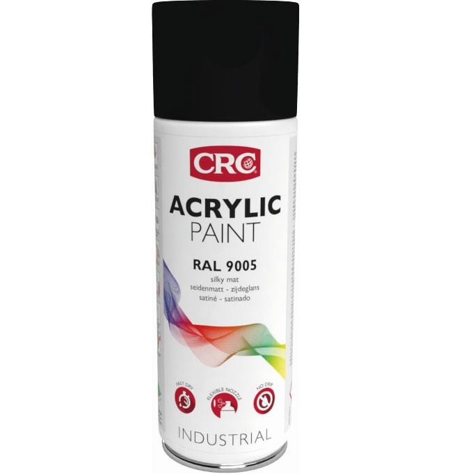 ACRYLIC PAINT 9005 NEGRO MATE 400ML