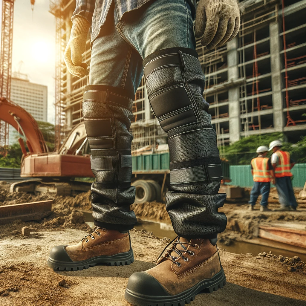 Polainas como accesorio de seguridad en el trabajo.